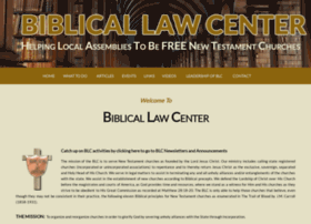 biblicallawcenter.com