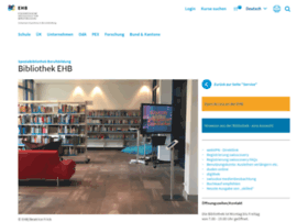 bibliothek.ehb-schweiz.ch