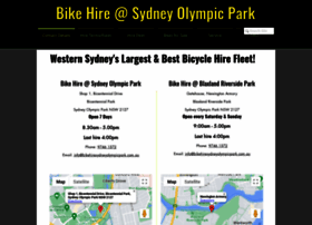 bikehiresydneyolympicpark.com.au