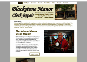 blackstonemanorclockrepair.com