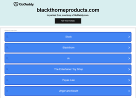 blackthorneproducts.com
