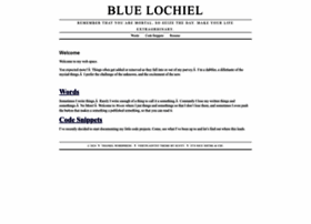 bluelochiel.com