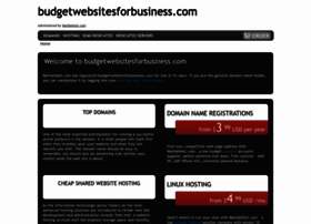 budgetwebsitesforbusiness.com