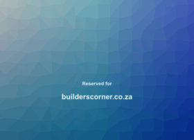 builderscorner.co.za