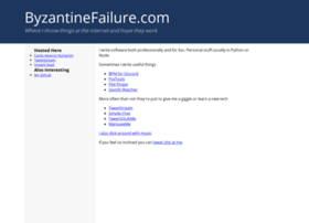 byzantinefailure.com