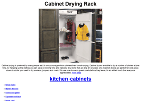 cabinetdryingrack.com