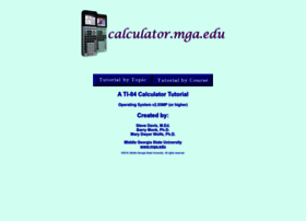 calculator.mga.edu