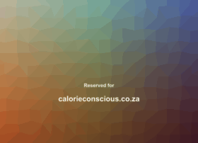 calorieconscious.co.za