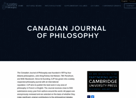 canadianjournalofphilosophy.com