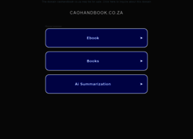 caohandbook.co.za