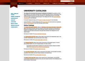 catalog.utexas.edu
