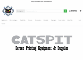 catspitscreenprintsupply.com