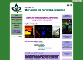 centerforparentingeducation.org
