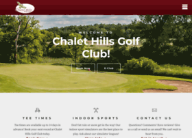 chalethillsgolfclub.com