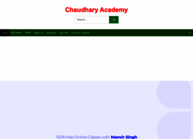chaudharyacademy.com