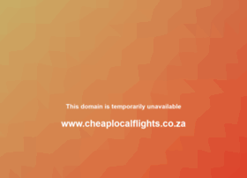 cheaplocalflights.co.za