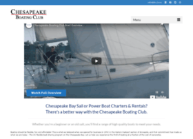 chesapeakeboatingclub.com