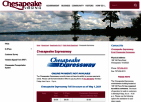 chesapeakeexpressway.com