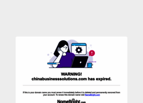 chinabusinesssolutions.com