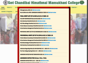 chmcollege.in