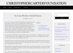christophercarterfoundation.org