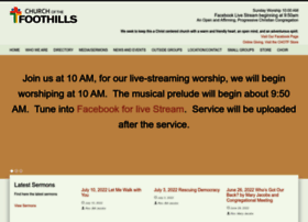 churchofthefoothills.org