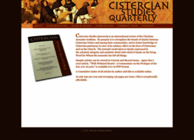 cistercian-studies-quarterly.org