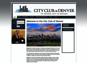 cityclubofdenver.org