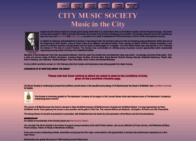 citymusicsociety.org