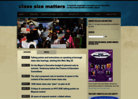 classsizematters.org