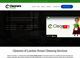 cleanersoflondon.co.uk