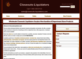 closeouts-liquidators.com