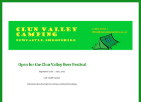 clunvalleycamping.co.uk