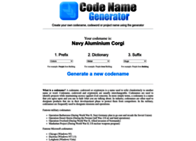 codenamegenerator.com