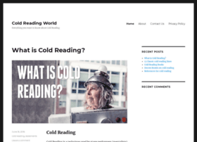 coldreadingworld.com