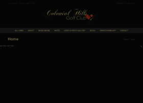 colonialhillsgolf.com