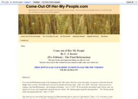 come-out-of-her-my-people.com