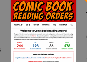 comicbookreadingorders.com