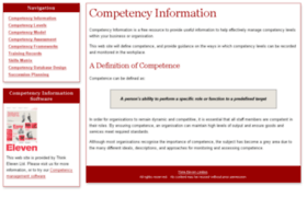 competencyinformation.co.uk