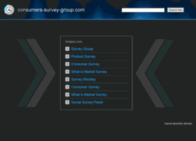 consumers-survey-group.com