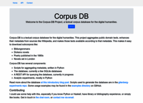 corpus-db.org