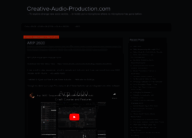 creative-audio-production.com