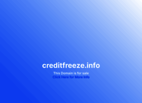 creditfreeze.info