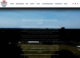 cricketatarundelcastle.co.uk