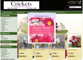 cricketsflowers.com