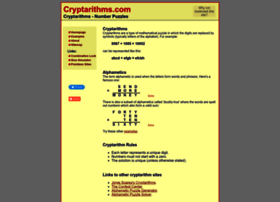 cryptarithms.com