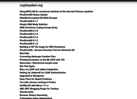 cryptosystem.org