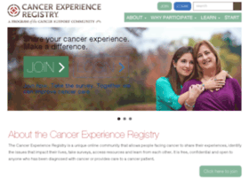 csc.cancerexperienceregistry.org