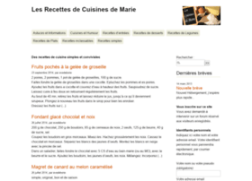 cuisines-de-marie.com