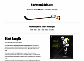 cuthockeysticks.com
